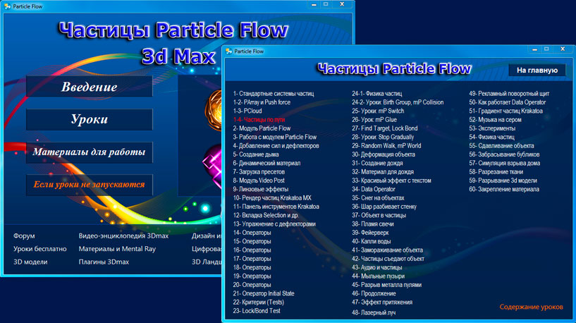 Система частиц Particle Flow